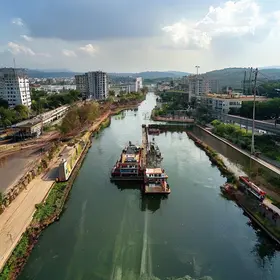 obras do Lago do Orfeu