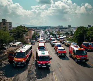 ambulâncias do SAMU