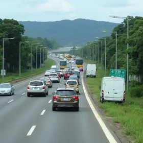 bloqueio total na rodovia fernão dias