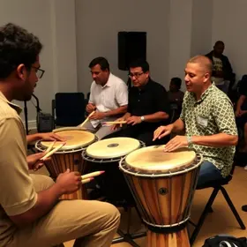 oficina de percussão afro-brasileira