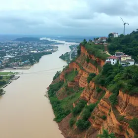 painel de riscos de alagamentos e deslizamentos