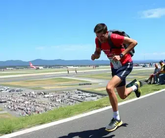 David Daniel Bueno campeão Corrida do Aeroporto